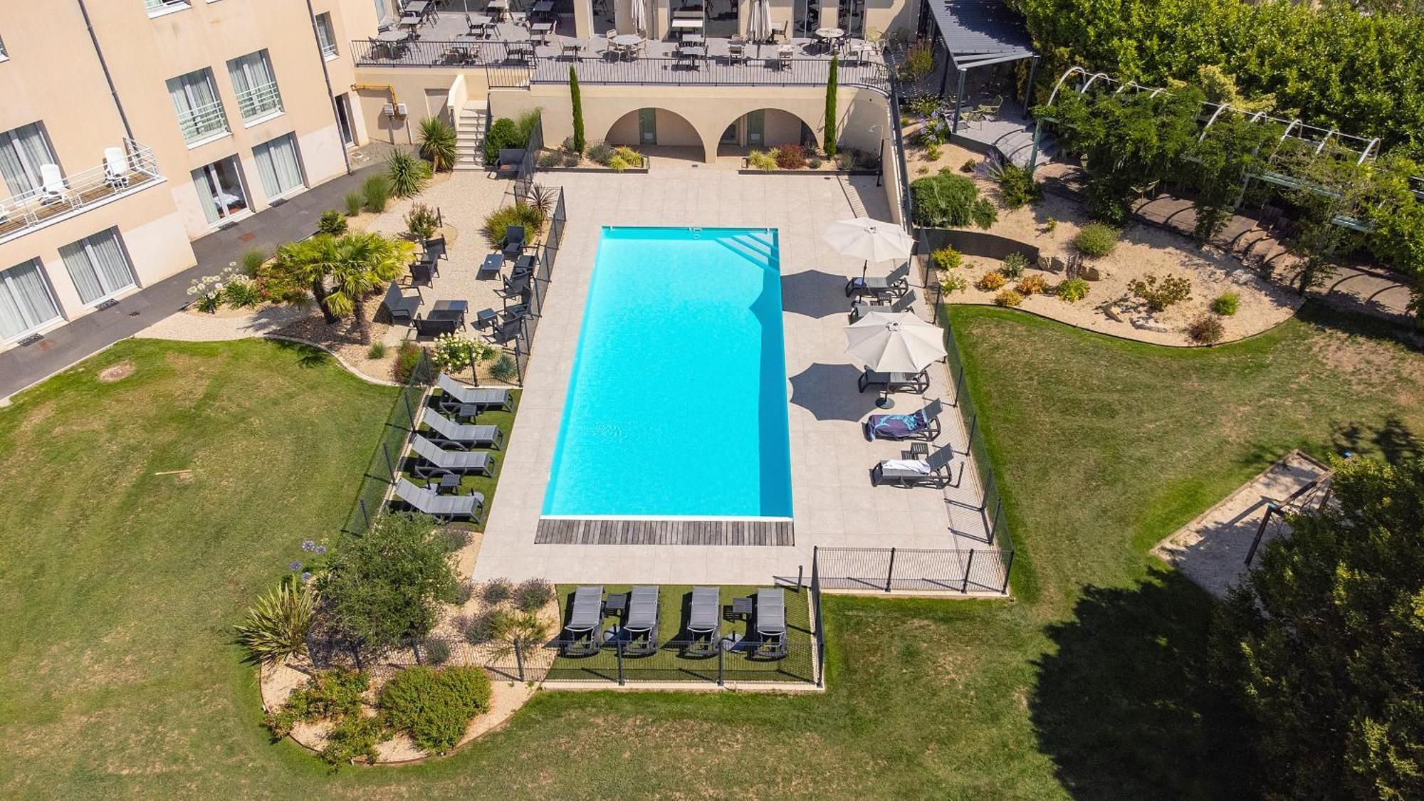 Logis Hotel Restaurant Aloe Лес Хербиерс Екстериор снимка